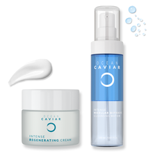 Load image into Gallery viewer, Regenerating Anti-Wrinkle Face Cream & Ocean Intense Cleansing Water Set