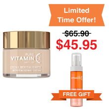 Load image into Gallery viewer, Vitamin C Face Cream | Get a FREE Vitamin C Cleansing Water 150mL