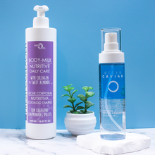 Load image into Gallery viewer, Buy 2 Body Milks | Get a FREE Ocean Intense Cleanser & Cosmetic Bag