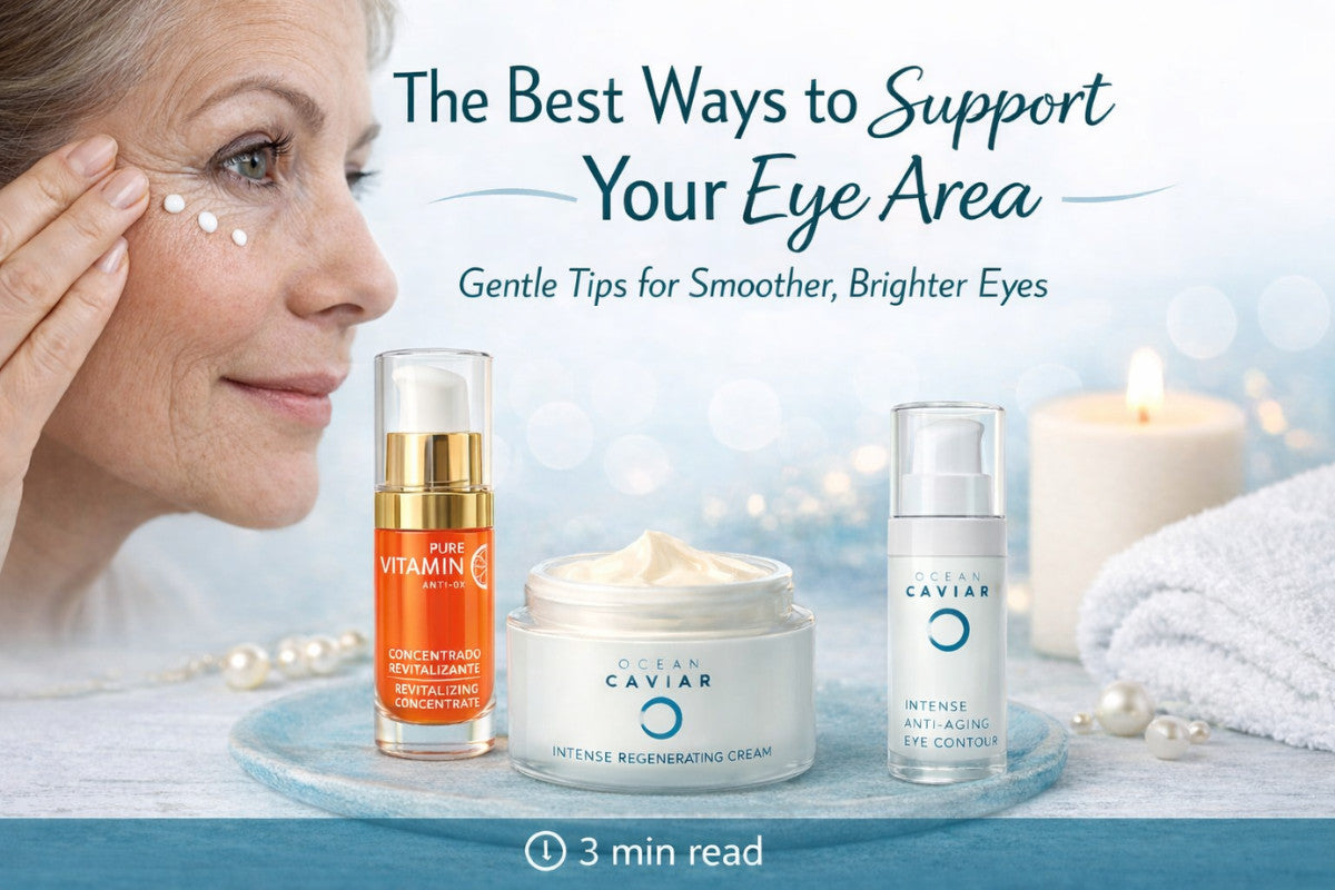 The Best Ways to Support Your Eye Area: Gentle Tips for Smoother, Brighter Eyes.