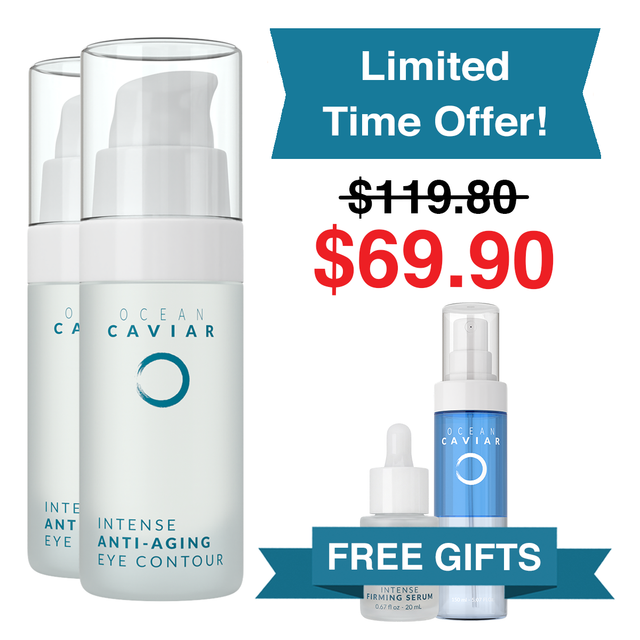 Buy 2 Caviar Eye Contours | Get a FREE Caviar Firming Serum & Ocean Intense Cleansing Water