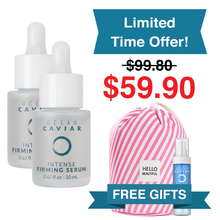 Load image into Gallery viewer, Buy 2 Caviar Intense Firming Serums | Get a FREE Ocean Intense Cleanser &amp; Cosmetic Bag
