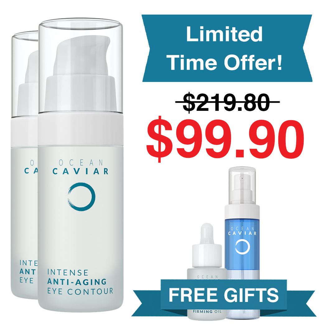 Buy 2 Caviar Eye Contours | Get a FREE Caviar Firming Oil & Ocean Intense Cleanser