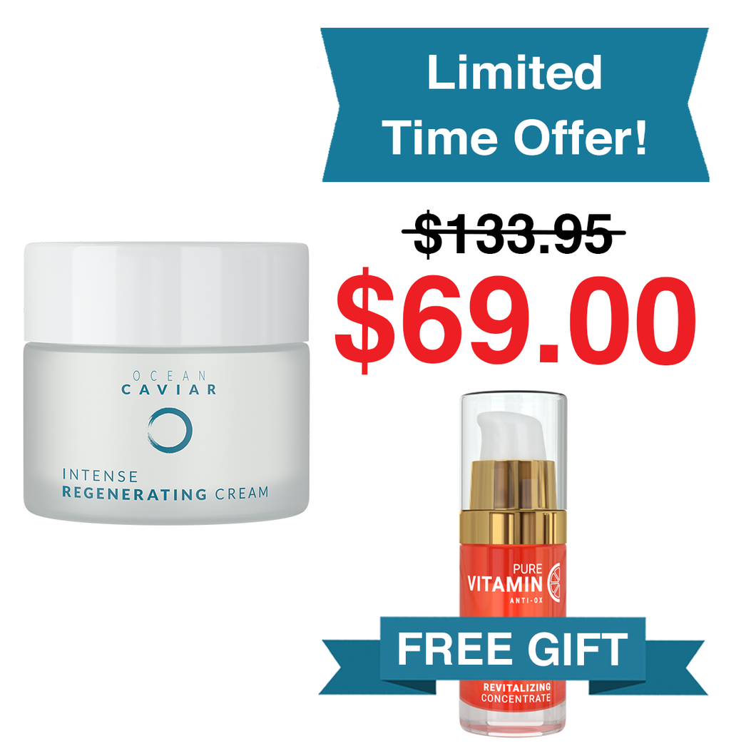 Caviar Face Cream | Get a FREE Vitamin C Serum | Postcard