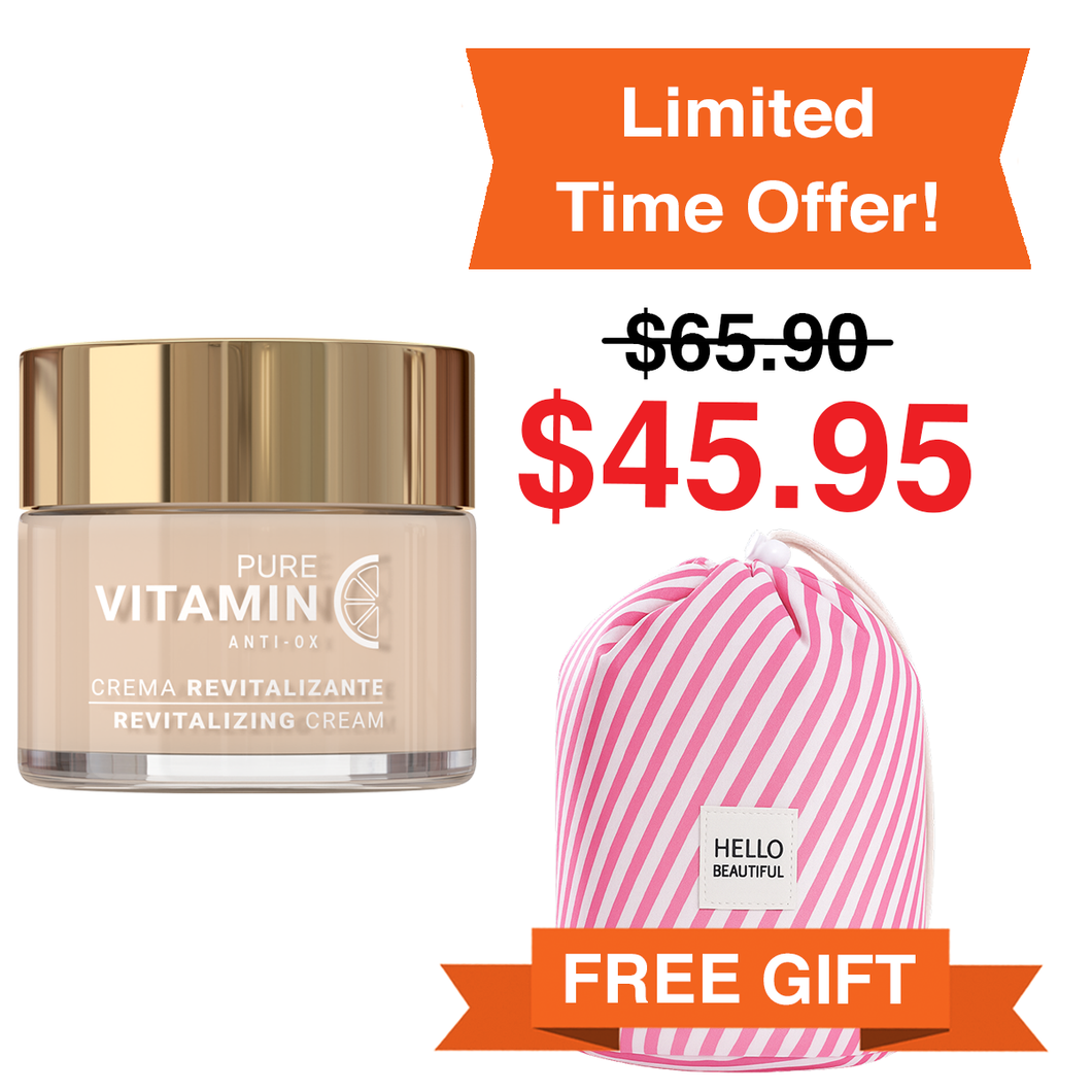 Vitamin C Face Cream | Get a FREE Limited Edition Cosmetic Bag
