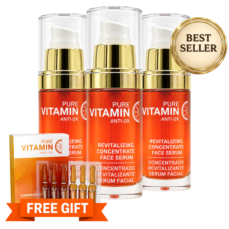 Noche Y Dia Pure Vitamin C Serum with free Vitamin C Ampoules offer