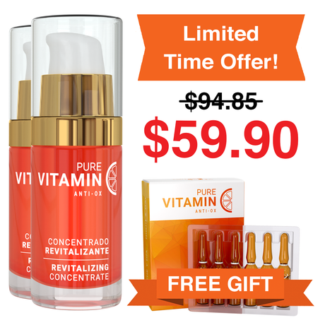 2 Vitamin C Serums with free Vitamin C Concentrate 12 ampoules