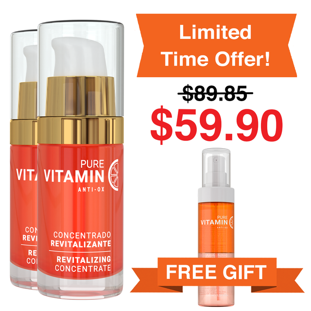 2 Sérums de Vitamina C + Agua Limpiadora de Vitamina C GRATIS