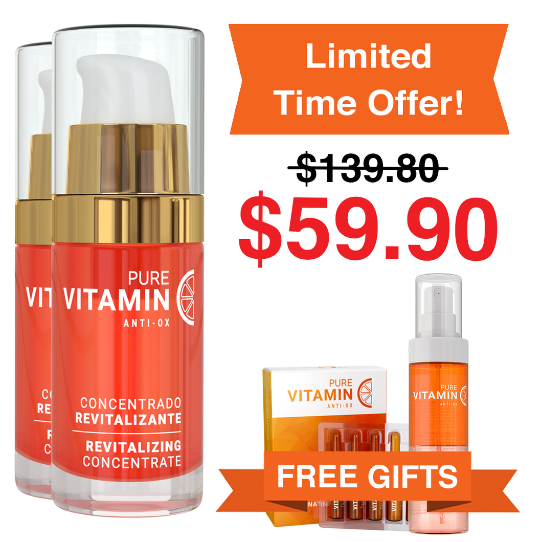 Buy 2 Vitamin C Serums | Get a FREE Vitamin C Concentrate (12 Ampoules) & Vitamin C Cleansing Water