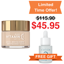 Load image into Gallery viewer, Vitamin C Face Cream | Get a FREE Caviar Firming Oil
