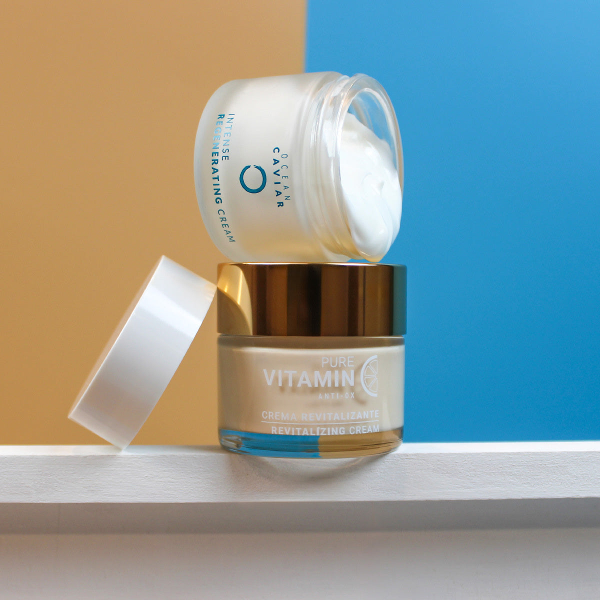 Load Cream Revitalizing Vitamin C Face Cream & Hydrating Caviar Face Cream Set ...