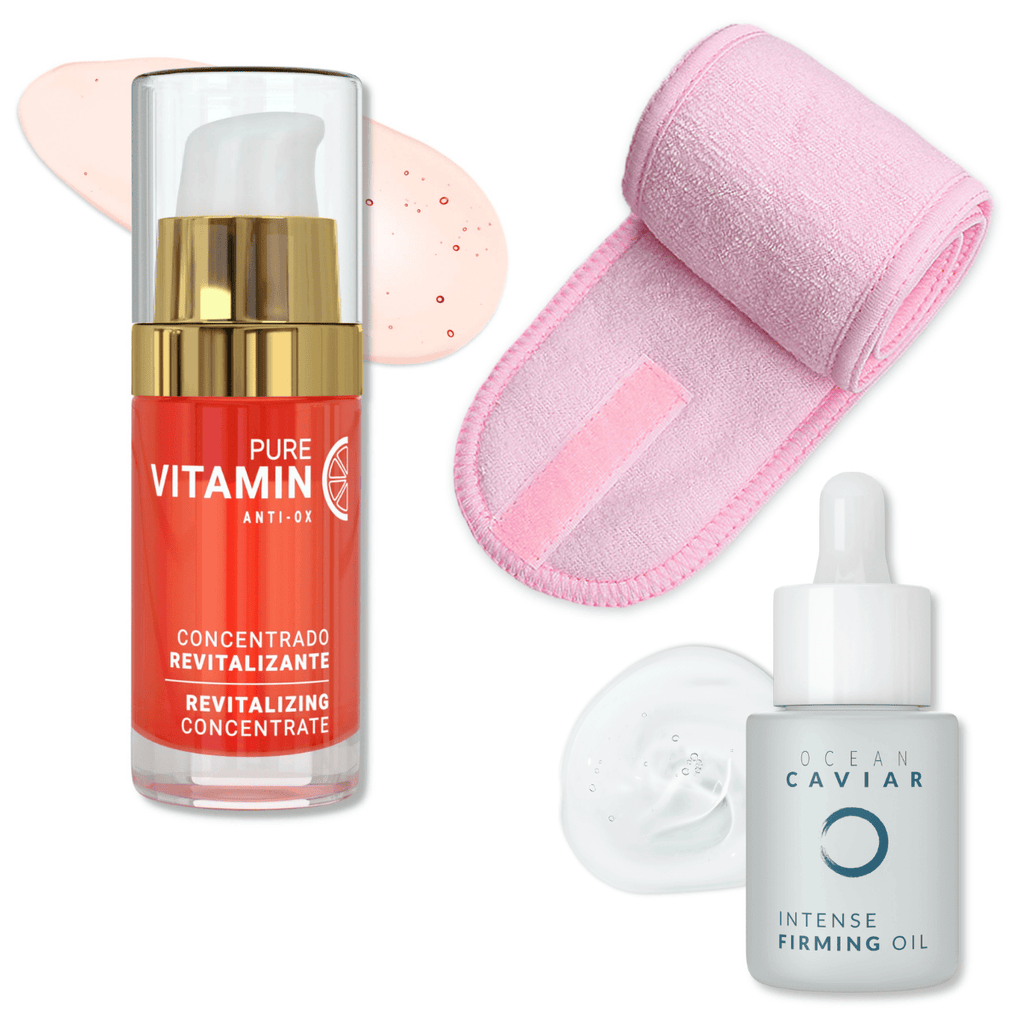 Vitamin C Serum & Caviar Firming Oil Set