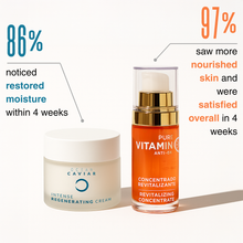 Load image into Gallery viewer, Caviar Face Cream &amp; Vitamin C Serum Set
