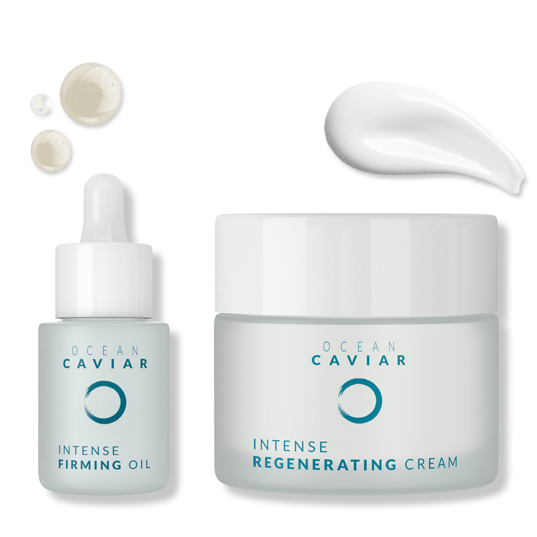 Caviar Face Cream and Firming Oil Set