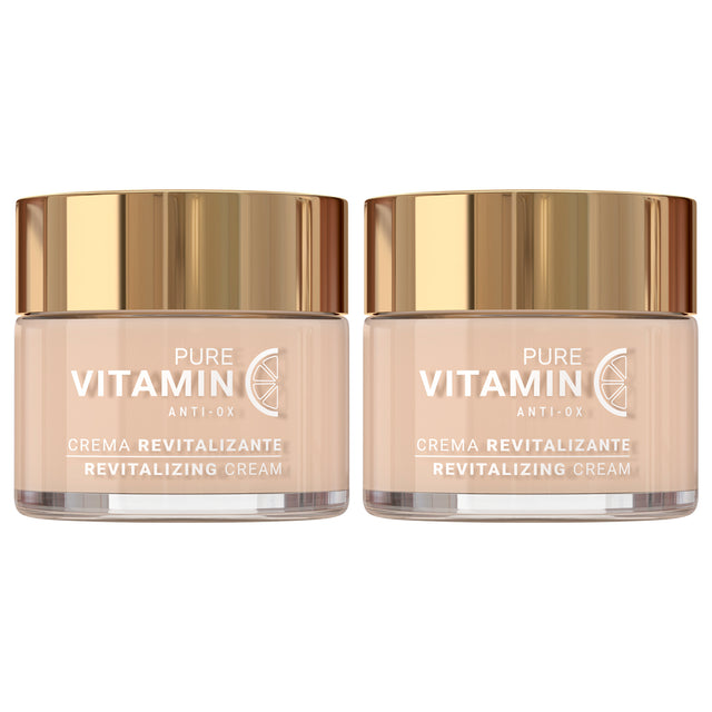Crema facial con vitamina C | Paquete de 2